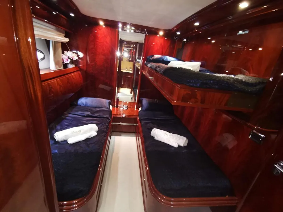 Botel Rent Luxury Motor Yacht Hotel Barcelona Spain