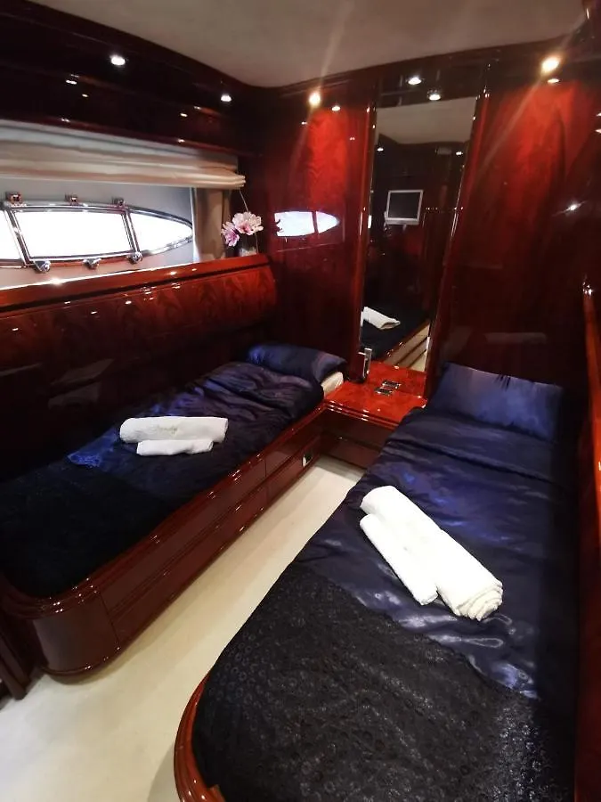 Botel Rent Luxury Motor Yacht Hotel Barcelona Spain